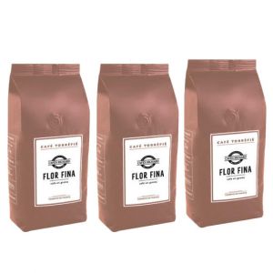 Caf&eacute; en Grains Caf&eacute;s Richard Flor Fina - 3 paquets - 3 Kg
