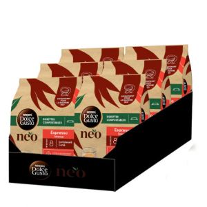 Dosettes Nescaf&eacute; Dolce Gusto NEO Espresso Intense - 6 bo&icirc;tes - 72 dosettes