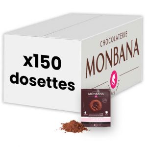 Chocolat Chaud Monbana 4 Etoiles - 3 bo&icirc;tes - 150 dosettes individuelles