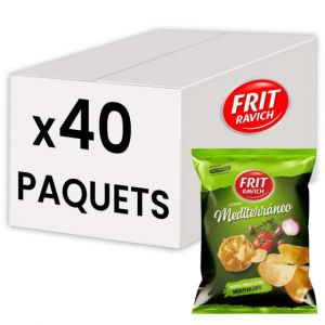Chips Frit Ravich &agrave; la M&eacute;diterran&eacute;enne 38g - 40 paquets
