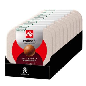 Boule de caf&eacute; CoffeeB illy Intenso Espresso - 10 bo&icirc;tes - 90 boules