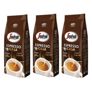 Caf&eacute; en Grains Segafredo Espresso Casa - 3 paquets - 3 Kg