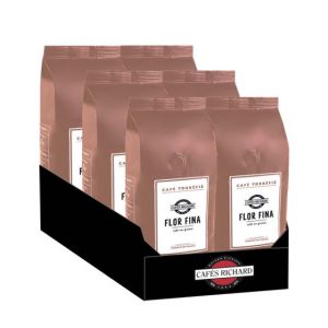 Caf&eacute; en Grains Caf&eacute;s Richard Flor Fina - 6 paquets - 6 Kg