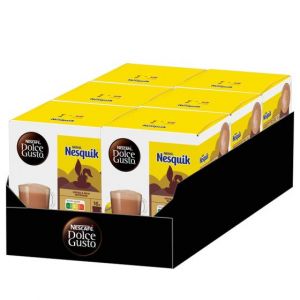 Capsules Nescaf&eacute; Dolce Gusto Chocolat Chaud Nesquik - 6 bo&icirc;tes - 96 capsules