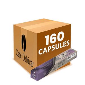 Capsule Nespresso Compatible Caf&eacute; Orbica Lungo - 16 tubes - 160 capsules