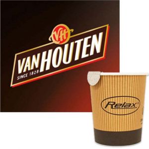 Gobelet Pr&eacute;-dos&eacute; Van Houten Chocolat Chaud Lact&eacute; - 10 boissons