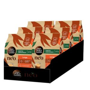 Dosettes Nescaf&eacute; Dolce Gusto NEO Lungo - 6 bo&icirc;tes - 72 dosettes