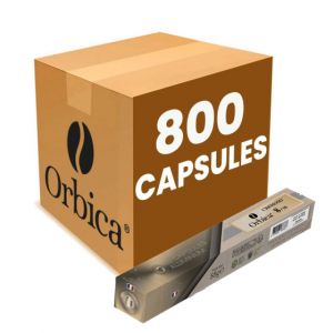 Capsule Nespresso Compatible Caf&eacute; Orbica Cremoso - 80 tubes - 800 capsules