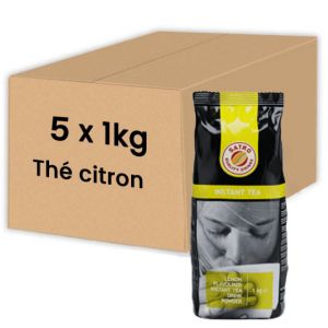 Th&eacute; Instantan&eacute; Distributeur Automatique Satro Th&eacute; Citron - 5 paquets - 5 kg