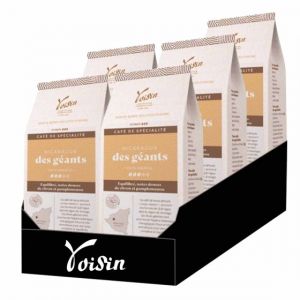 Caf&eacute; de Sp&eacute;cialit&eacute; en Grains Caf&eacute; Voisin Nicaragua des g&eacute;ants - 5 paquets - 5 Kg