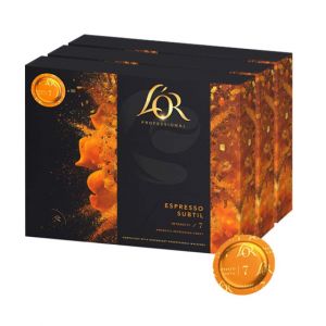 Capsule Nespresso Pro Compatible L'Or Espresso Subtil - 3 boites - 150 capsules