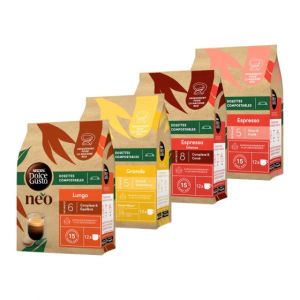 Pack D&eacute;couverte Caf&eacute; - Dosettes Nescaf&eacute; Dolce Gusto NEO - 4 bo&icirc;tes - 48 dosettes