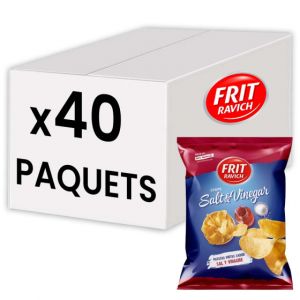 Chips Frit Ravich Sel Vinaigre 38g - 40 paquets