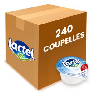 Lait Entier Lactel - 240 coupelles