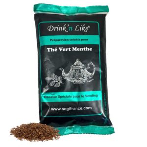 Th&eacute; Instantan&eacute; Distributeur Automatique Drink'n Like Th&eacute; Vert Menthe - 1 Kg