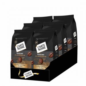Caf&eacute; en Grains Carte Noire Classique - 6 paquets - 6 Kg