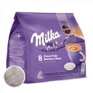 Dosette Senseo Compatible Chocolat Chaud Milka - 8 dosettes