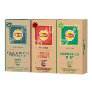 Pack D&eacute;couverte Capsule Nespresso Compatible Lipton - 30 capsules