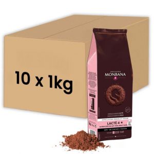 Chocolat Chaud Monbana Lact&eacute; 4 Etoiles - 10 paquets - 10 Kg