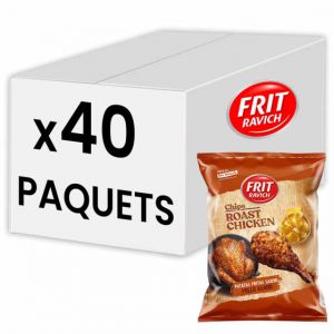 Chips Frit Ravich Poulet R&ocirc;ti 38g - 40 paquets