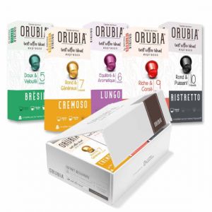Coffret D&eacute;couverte Capsule Nespresso Compatible Orubia - 50 capsules