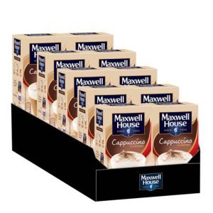Cappuccino Maxwell House Classique - 10 boites - 100 dosettes individuelles