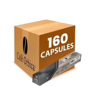 Capsule Nespresso Compatible Caf&eacute; Orbica Moka - 16 tubes - 160 capsules