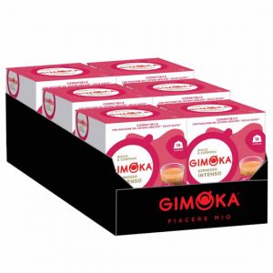 Capsule Dolce Gusto Compatible Gimoka Espresso Intenso - 6 paquets - 96 Capsules
