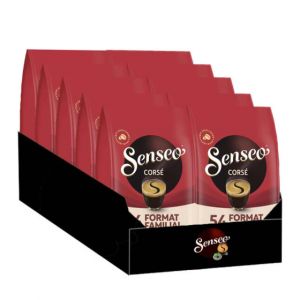 Dosette Senseo Caf&eacute; Cors&eacute; - 10 paquets - 540 dosettes compostables