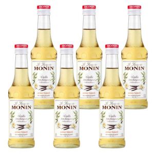 Sirop Monin Saveur Vanille - 6 bouteilles de 25 cl