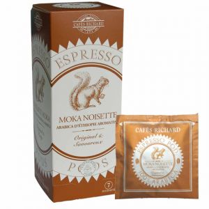 Dosette ESE Caf&eacute;s Richard Moka Noisette - 25 dosettes emball&eacute;es individuellement