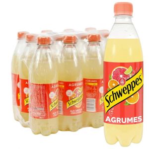 Schweppes Agrumes Bouteille 50cl x12