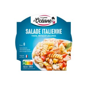 Salade Italienne Thon P&acirc;tes L&eacute;gumes La cuisine D'Oc&eacute;ane - 1 plat pr&eacute;par&eacute; + fourchette