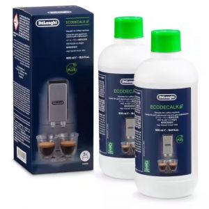 D&eacute;tartrant Ecologique DeLonghi EcoDecalk DLSC500 pour Machine Expresso - 2 x 500 ml
