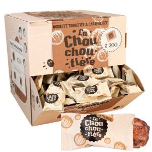 Noisette Torr&eacute;fi&eacute;e & Caram&eacute;lis&eacute;e La Chouchouti&egrave;re - Boite distributrice de 200 chouchous