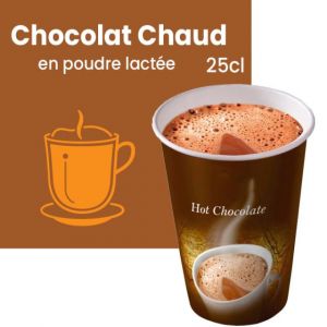 Gobelet Pr&eacute;-dos&eacute; XXL en carton Chocolat Chaud Lact&eacute; - 10 boissons