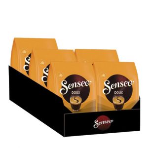 Dosette Senseo Caf&eacute; Doux - 5 paquets - 200 dosettes compostables