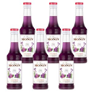 Sirop Monin Saveur Violette - 6 bouteilles de 25 cl