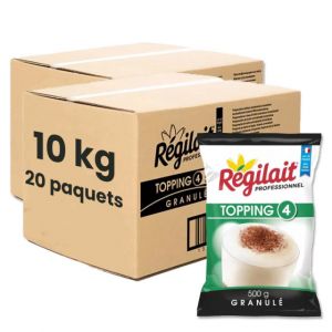 Topping 4 R&eacute;gilait pour Distributeur Automatique - 20 paquets - 10 kg