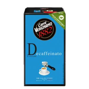 Dosette ESE Caffe Vergnano 1882 - Decaffeinato - 18 dosettes emball&eacute;es individuellement