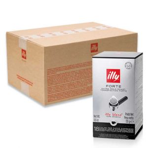 Dosette ESE illy Espresso Torr&eacute;faction Forte - 12 boites - 216 dosettes emball&eacute;es individuellement