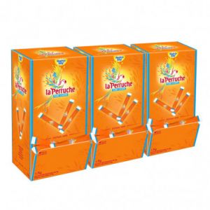 Sucre Roux Pure Canne B&eacute;ghin-Say La Perruche - 3 Bo&icirc;tes Distributrices - 900 b&ucirc;chettes