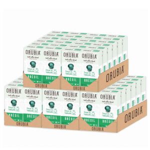Capsule Nespresso Compatible Caf&eacute; Orubia Br&eacute;sil 100% Arabica Intensit&eacute; 5 - 600 capsules