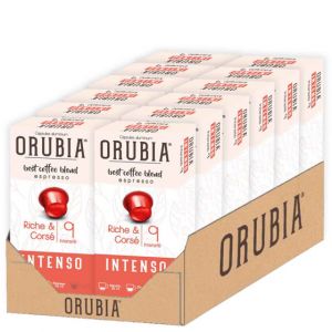 Capsule Nespresso Compatible Caf&eacute; Orubia Intenso 50% Arabica Intensit&eacute; 9 - 120 capsules