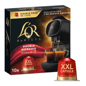 Capsule Nespresso &reg; Compatible Caf&eacute; L'Or Barista Capsule XXL Double Espresso - 10 capsules