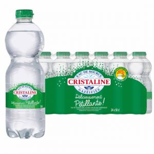 Bouteille d'eau gazeuse Cristaline P&eacute;tillante 50cl x24