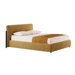 BOLZAN lit deux personnes FLAG pour matelas 180 x 200 cm avec bo&icirc;te de rangement (Cat. Luxury - cuir)