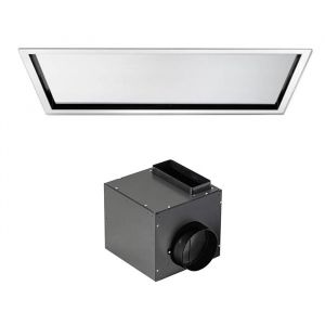 FALMEC hotte au plafond NUBE BLANC 90 cm (Blanc avec moteur sous combles 950 m3/h - Acier)