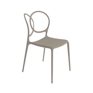 DRIADE set de 4 chaises pour ext&eacute;rieur SISSI (Beige - Polypropyl&egrave;ne)