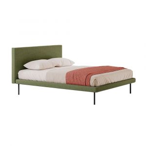 BOLZAN lit deux personnes METROPOLITAN pour matelas 180 x 200 cm avec base H 8 cm (Cat. Luxury - cuir)